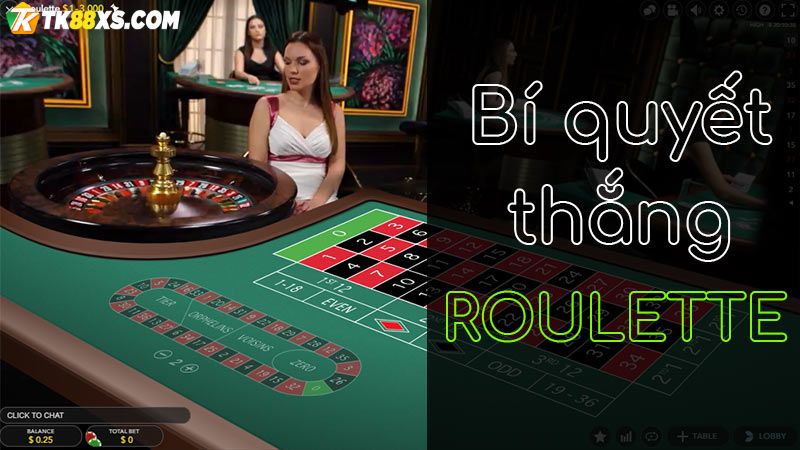 Bí kíp chơi cá cược Roulette online TK88 thắng lớn mỗi ngày