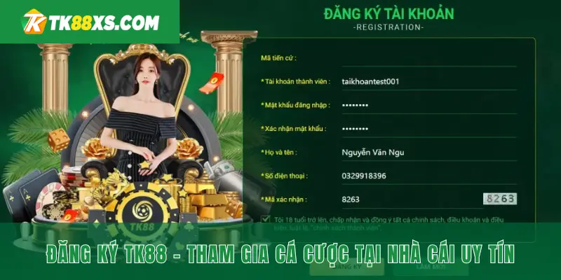 Người chơi nhận được gì khi đăng ký TK88?